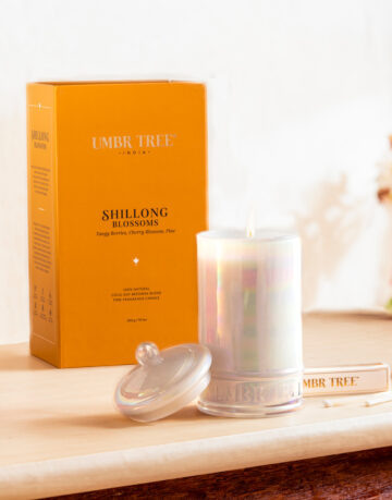 Umbr Tree fine home fragrance candle. Soul of India Collection. Shillong Blossoms. tangy berries cherry blossoms pineHome perfume. Soy wax, Coconut wax, palm wax, bees wax. All natural wax fragrance candles. Scented candles. Bangalore India candles. gift set candles. Fragrance gift set candles. Home perfume candles. Gift set candles. Candle shop. Fine Home Fragrance Shop. Natural air purifier. no additives no dyes no paraffin no petroleum no chemicals no phthalates no parabens no sulfates cruelty free vegan organic ingredients